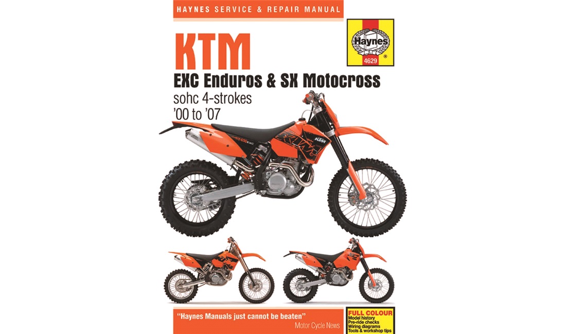  Verkstadsmanual, KTM EXC/SX 4T 00-07