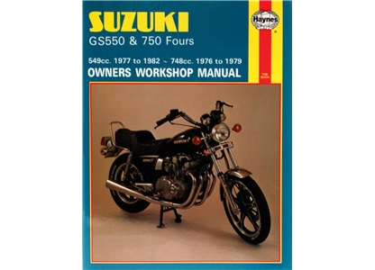 Verkstadhandbok Suzuki GS550 (77-82)