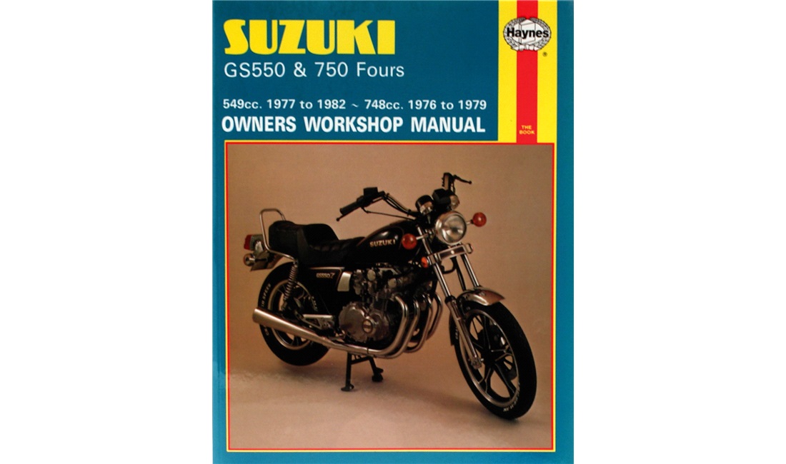  Verkstadhandbok Suzuki GS550 (77-82)