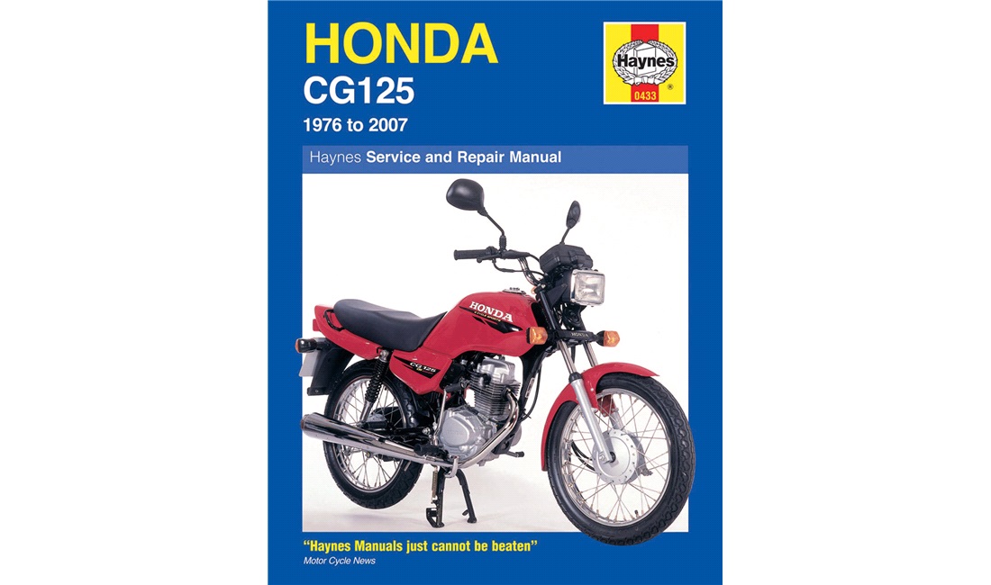  Værkstedshåndbog, Honda CG125 76-07