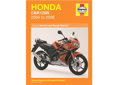 Verkstadsmanual, Honda CBR125R 04-07