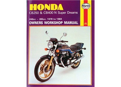 Verkstadsmanual, Honda CB250/400N 78-84