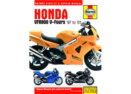 Værkstedshåndbog, Honda VFR800 V4 97-01