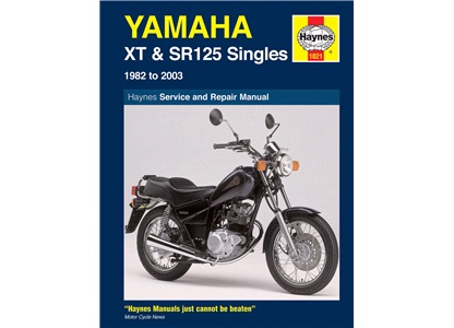 Verkstadsmanual, Yamaha XT/SR125 82-03