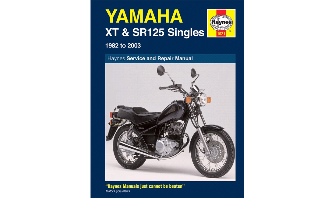  Verkstadsmanual, Yamaha XT/SR125 82-03