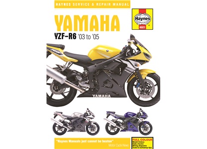 Værkstedshåndbog, Yamaha R6 03-05