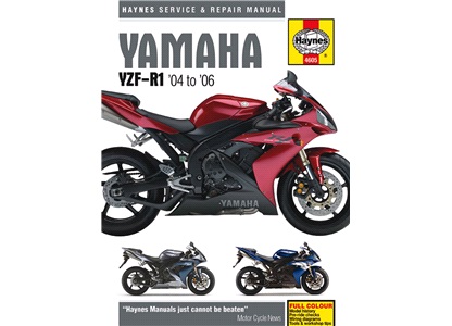 Verkstedhåndbok, Yamaha R1 04-06
