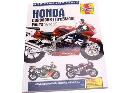 Værkstedshåndbog, Honda CBR900RR 92-99
