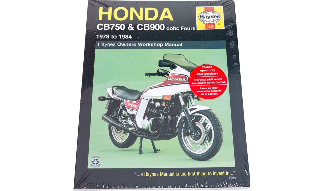  Verkstedhåndbok, Honda CB750 1978-1984