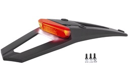 Polisport uni LED baglygte/bagskærm, CE