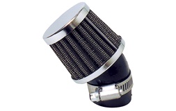 Powerfilter Ø29mm krom 45 grader 