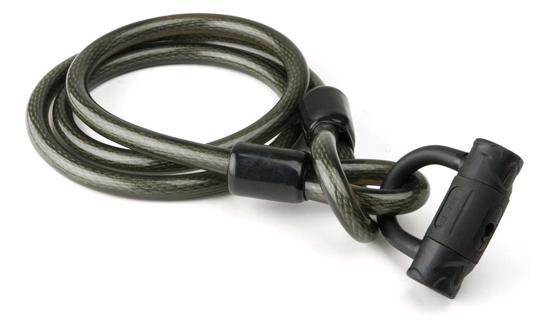  Bøjlelås med wire-kabel(18mmx200cm)