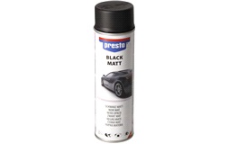 Spraymaling, matsort, acryl, 500 ml