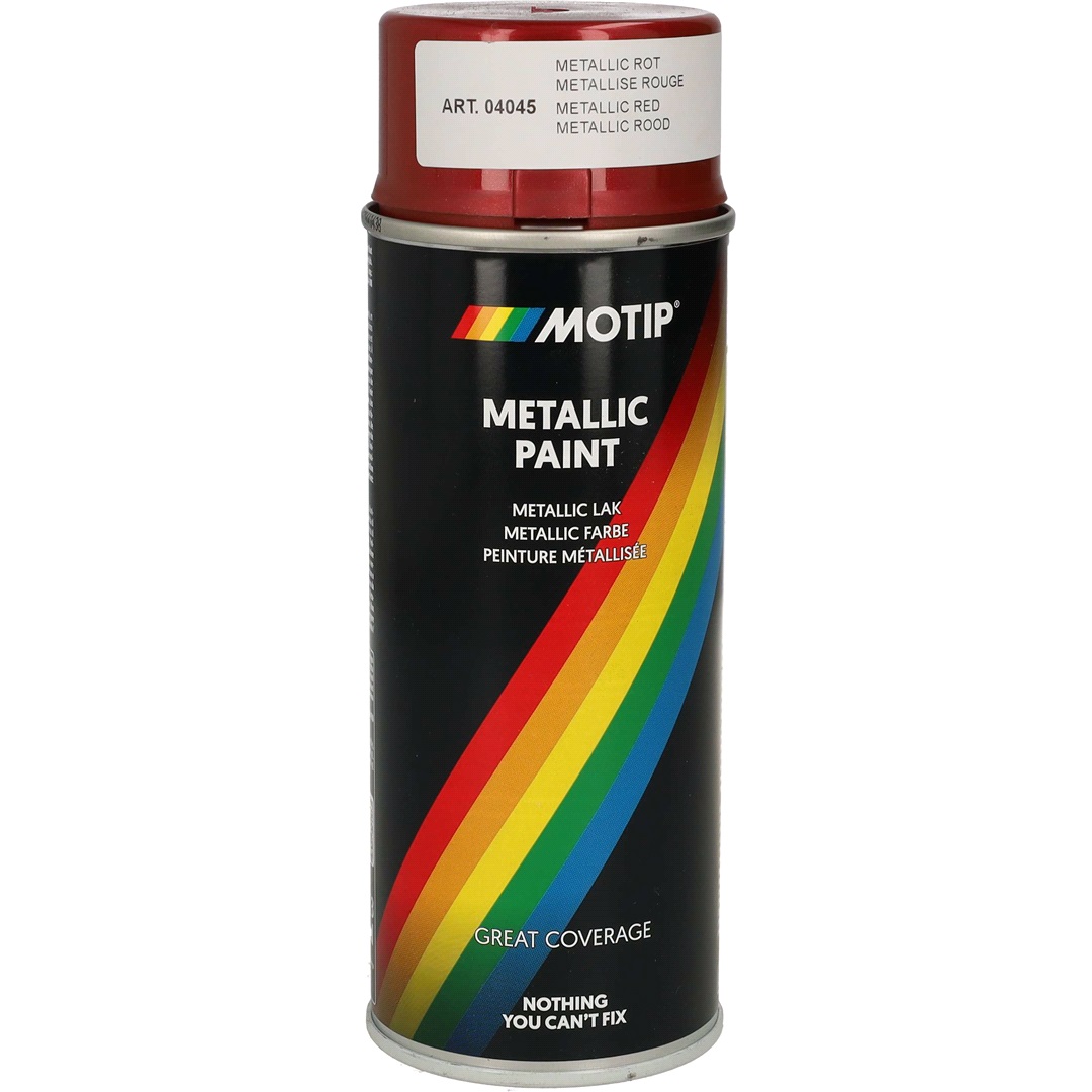 Presto Färgspray, röd metallic, akryl