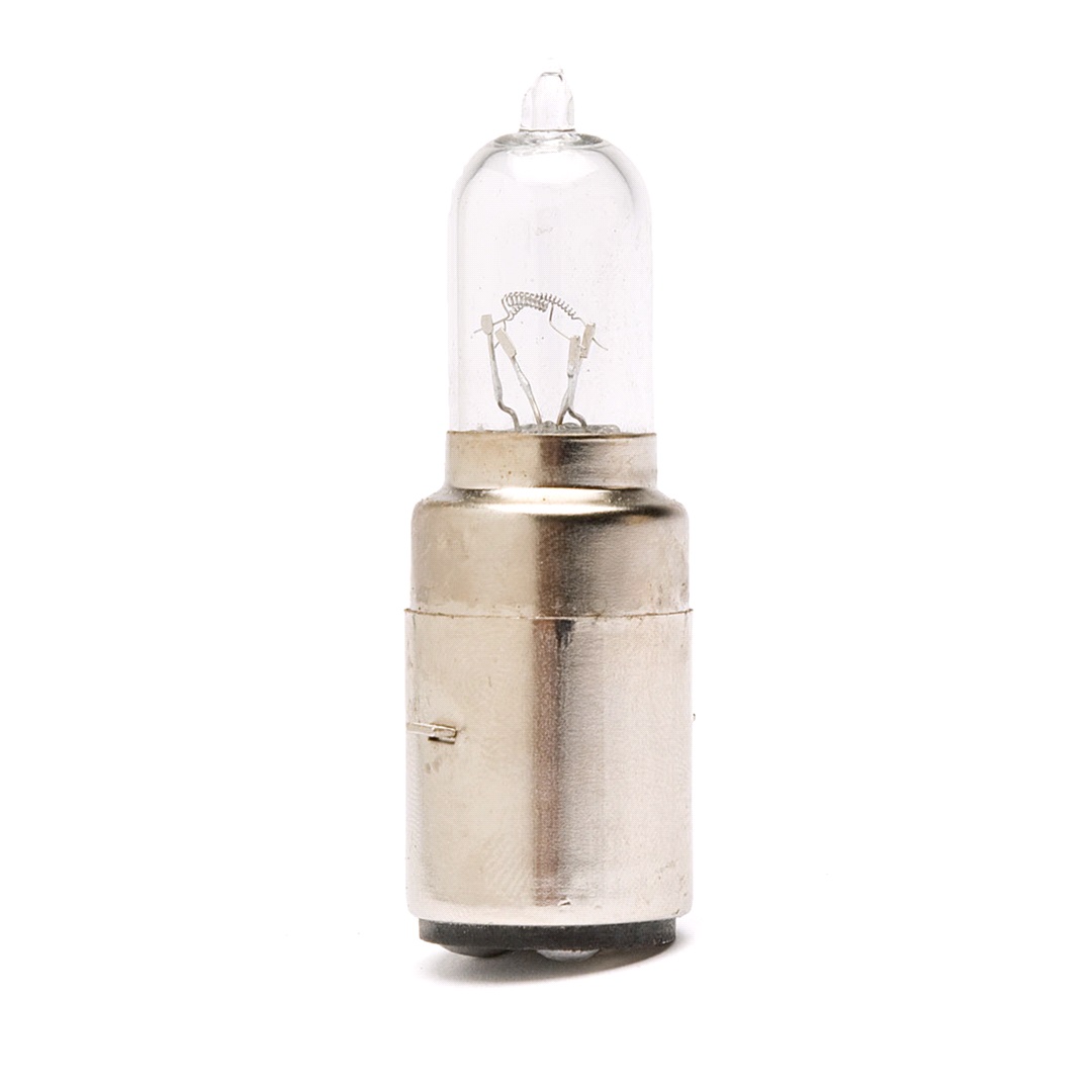 Scooped Glödlampa 6V-25/25W BA20d sockel