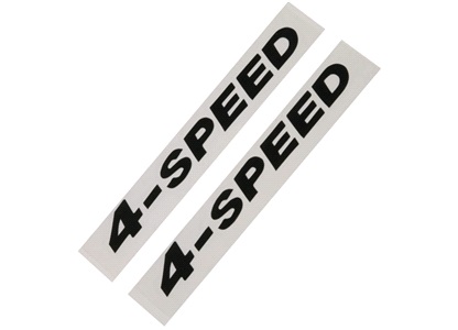 Stafferingsett, 4-speed, sort