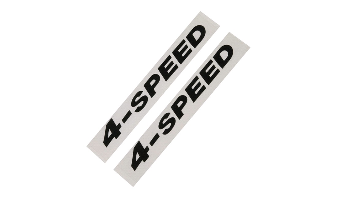  Stafferingsett, 4-speed, sort