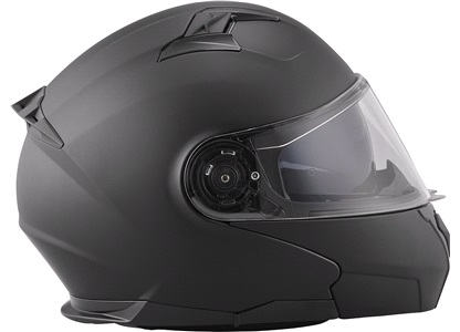 Flip-up hjelm NEX Racing matsort XXL2206