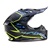 Crosshjelm NEX Racing Kids bl&aring;/gul S
