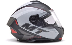 Styrthjelm MT Draken S Gear sort/hvid XS