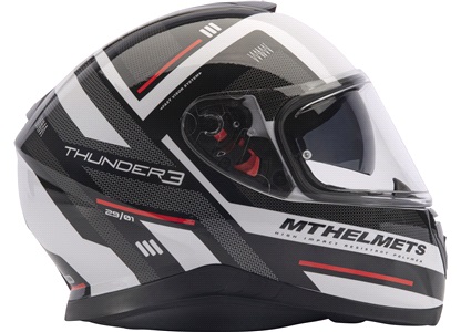 Hjelm MT Thunder3 SV sort/rød XL