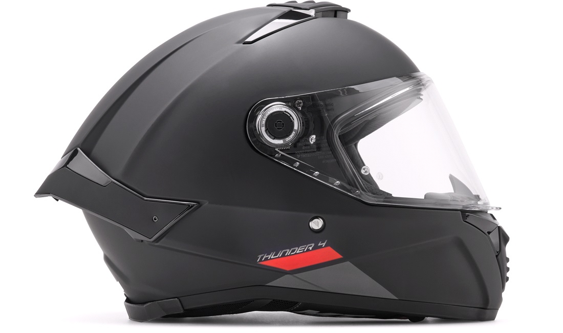  MC-hjelm MT Thunder 4 SV matt svart S
