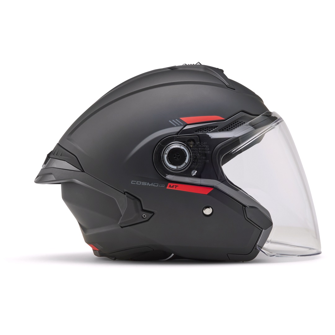 MT Helmets Jethjälm MT Cosmo SV Mattsvart L