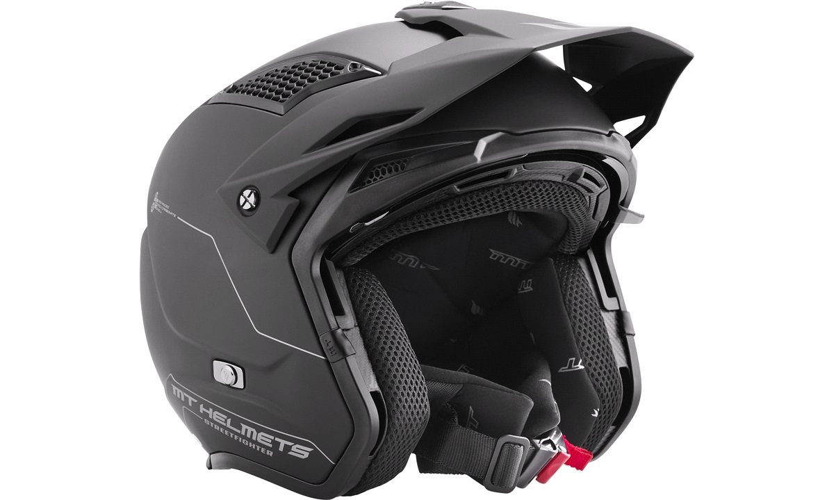 MC hjelm MT Streetfighter matsort XXL MT Streetfighter SV thansen.no