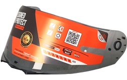 Visir mørktonet FogOff ready MT Genesis