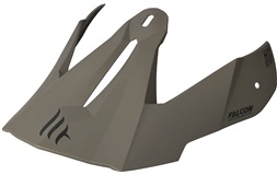 Skärm matt svart MT Falcon cross