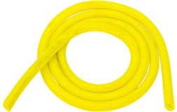 Bensinslang, gul, per meter Ø5 mm.