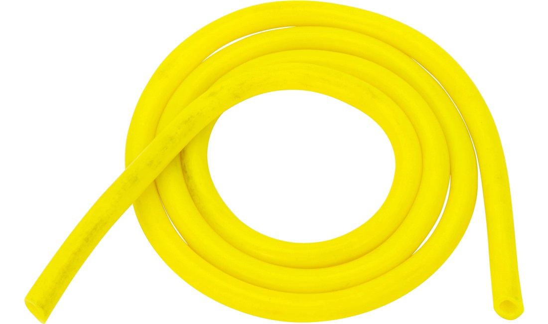 Benzinslange, gul, pr. meter Ø5 mm.