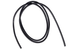 Tennkabel sort, (1 m.)