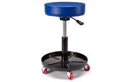 Verkstedstol med hjul, justerbar h&oslash;yde