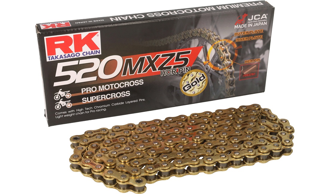  Kæde MX RK GB520MXZ5 Guld 118 led