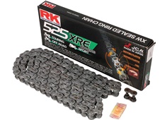 Kæde RK BL525ZXW Sort/Guld XW-ring 120 led - 525 kæde - thansen.dk