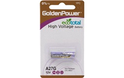 Alkaline batteri A27 27A Ø7,7X28mm