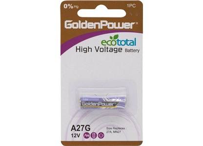Alkaline batteri A27 27A Ø7,7X28mm