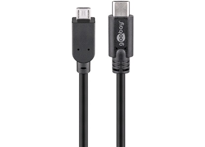 USB 2.0 kabel 1M USB-C til Mirco-USB