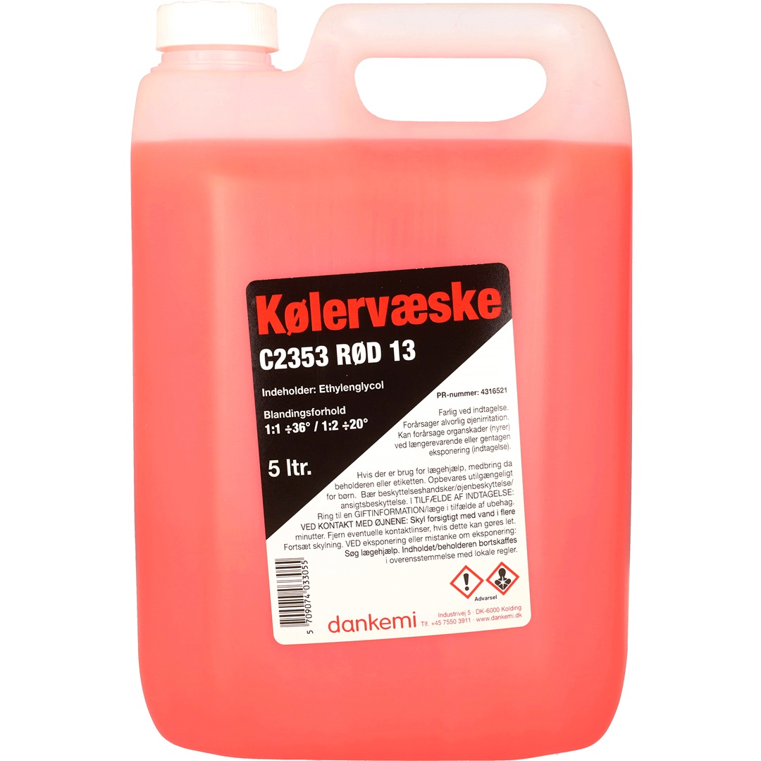 Dankemi Kylarvätska - RED G13 5L