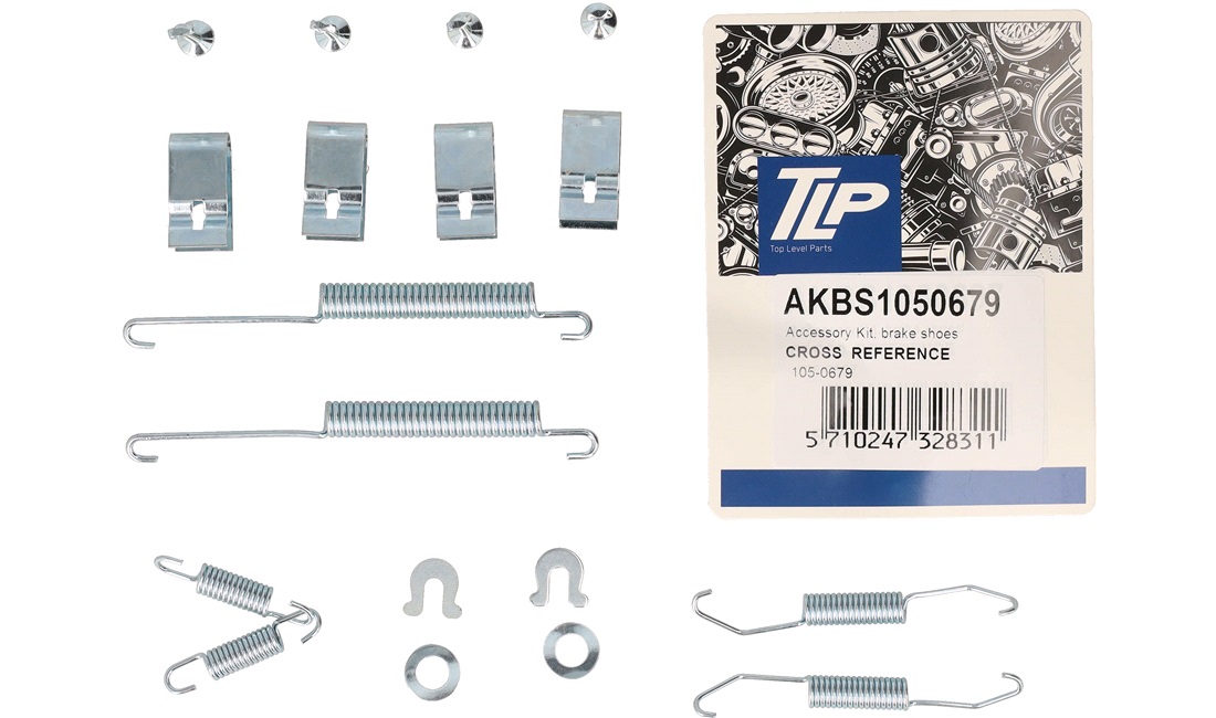  Tillbehörssats, bromsbackar