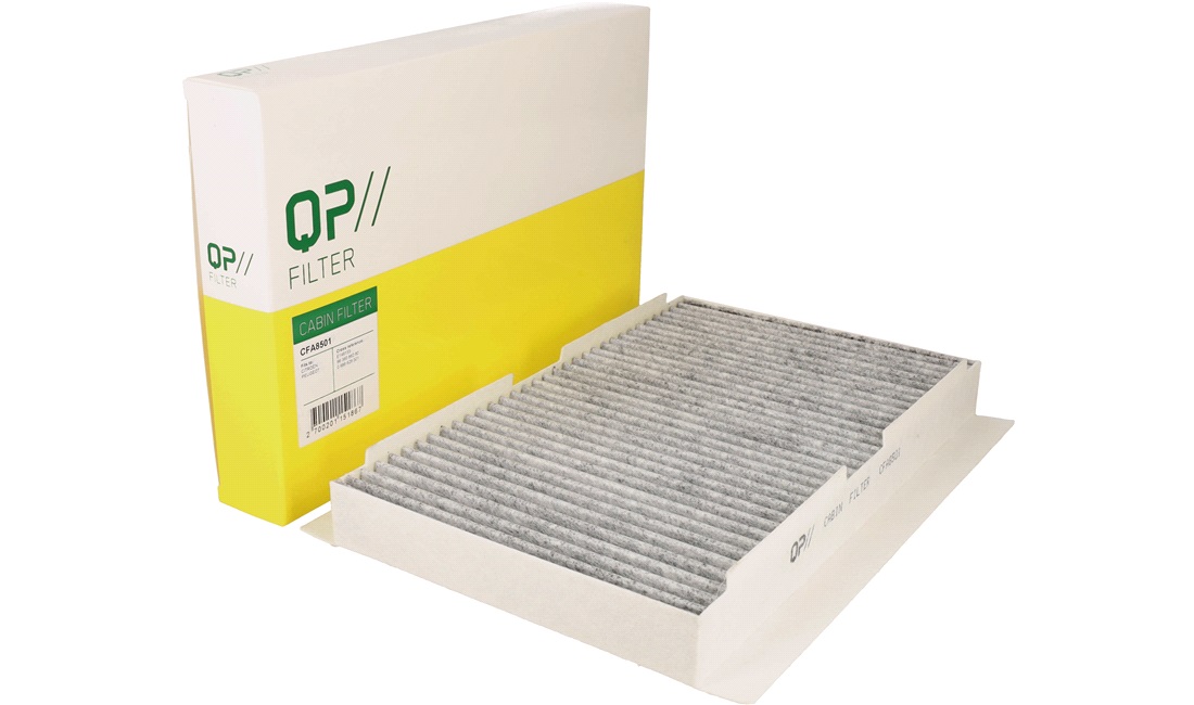  Kupefilter, Aktivkulfilter, Finstøvfilter (PM 2.5), Med antiallergisk virkning