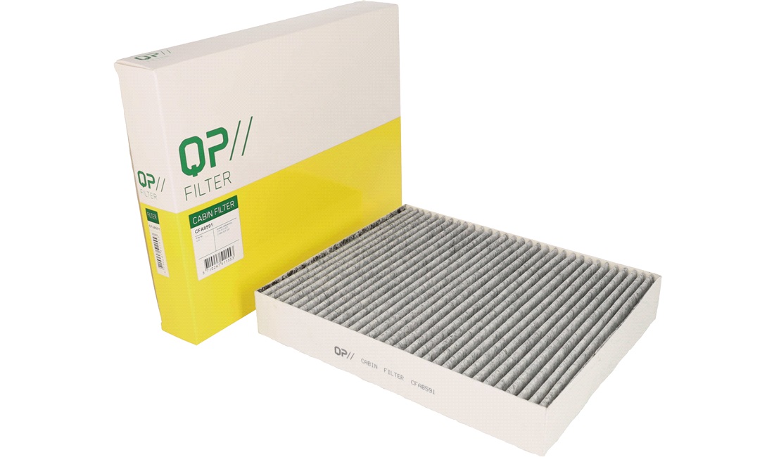  Filter, kupéventilation, Aktivtkolfilter, Findammfilter (PM 2.5), Med antiallerg