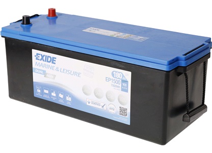 Batteri - EP1500 - Exide DUAL AGM 