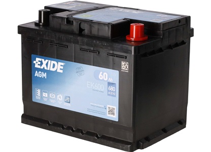 Startbatteri - EK600 - Start-Stop AGM - 