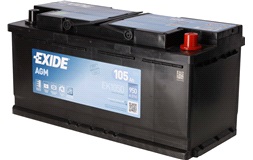 Startbatteri - EK1050 - Start-Stop AGM -