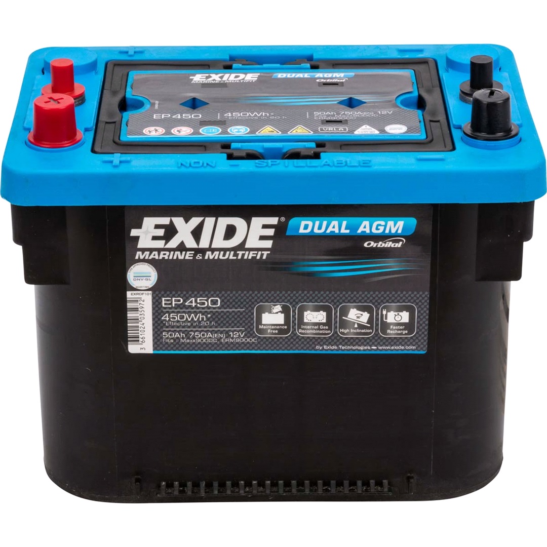 Exide Batteri - EXIDE DUAL AGM