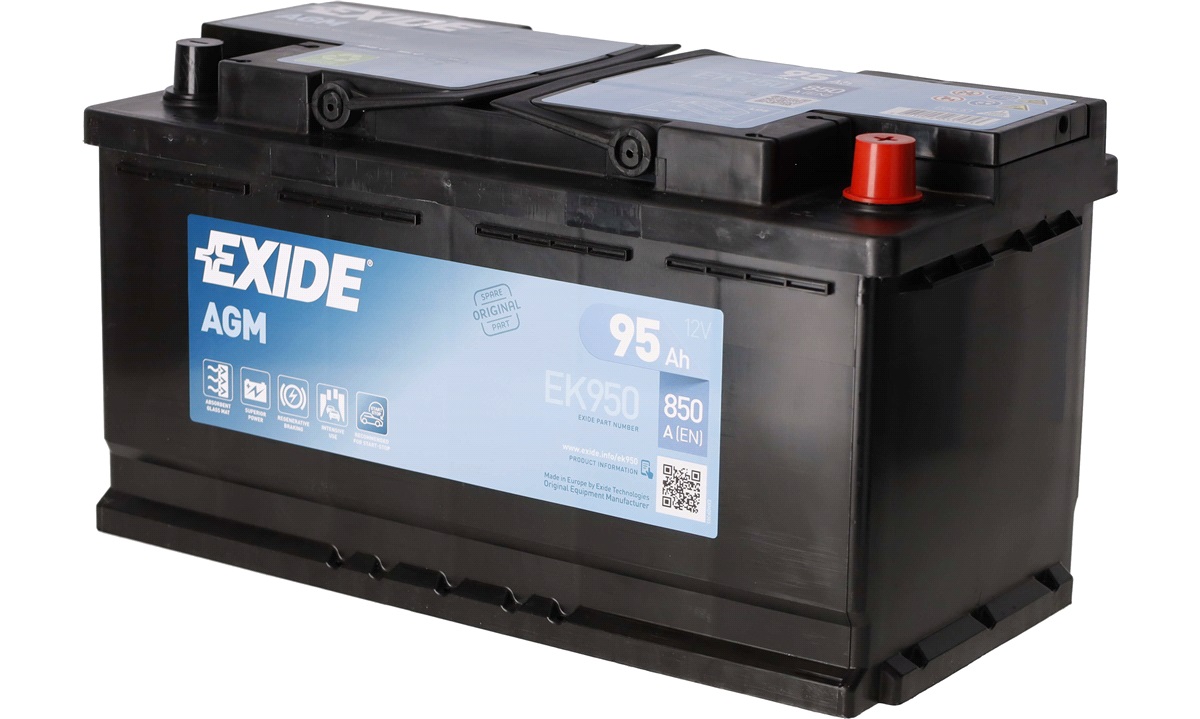  Startbatteri EK950 AGM EXIDE (Exide)