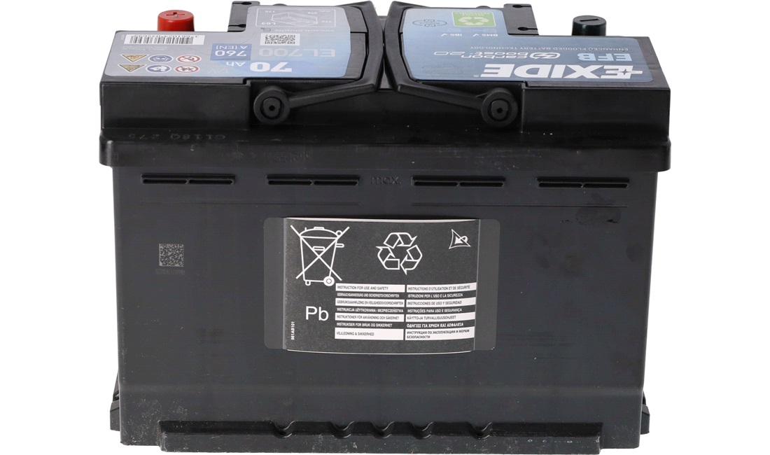 Batteri 12V 70Ah - Bilbatterier - thansen.no