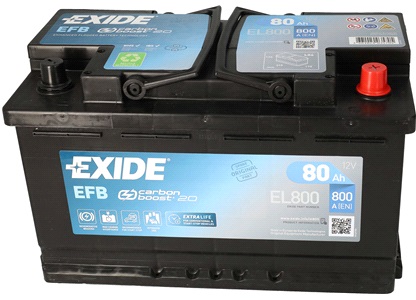 Startbatteri - EL800 - Start-Stop EFB - 